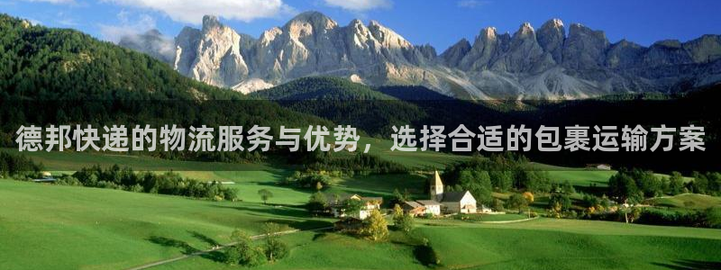 超凡国际游戏：德邦快递的物流服务与优势，选择合适的包裹运输方