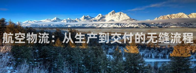 超凡国际赌博软件正规吗：航空物流：从